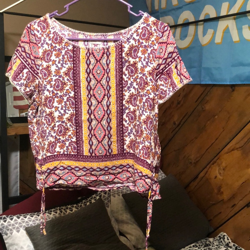 Beautiful wester top from hollister size medium